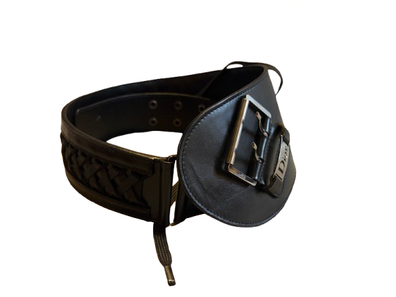 Dior saddle belt
