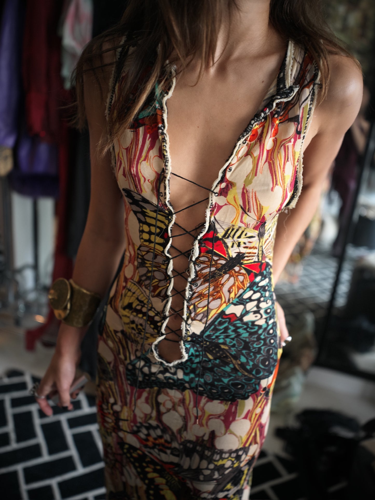 Jean Paul Gaultier butterfly dress