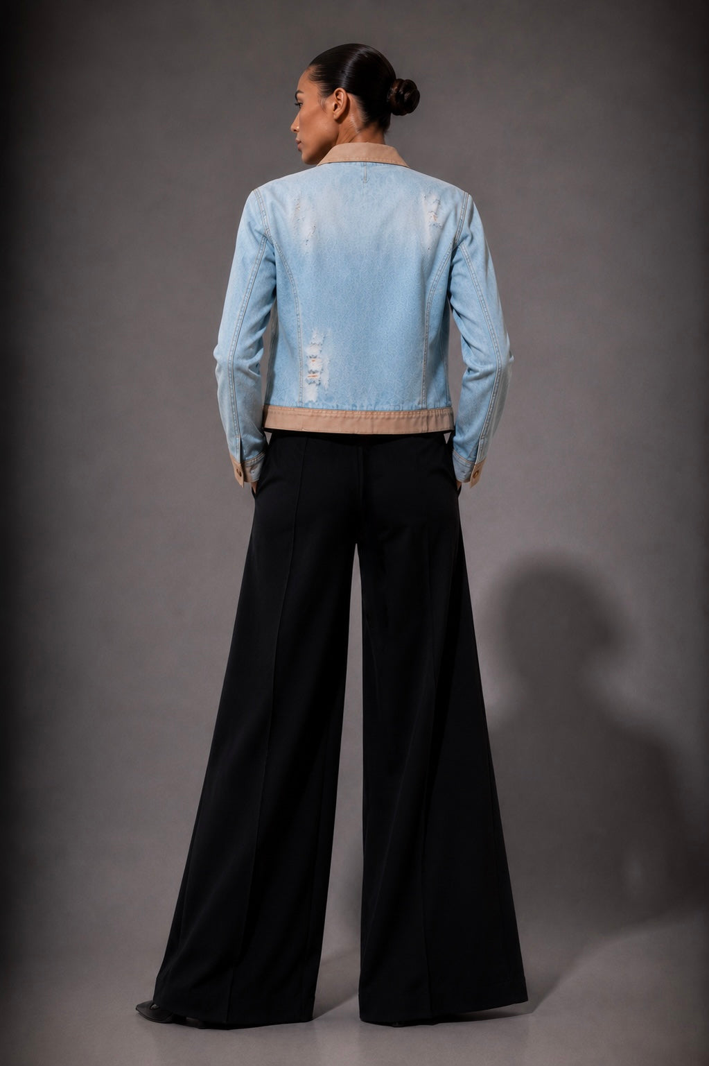 Dolce&Gabbana denim and suede Jacket