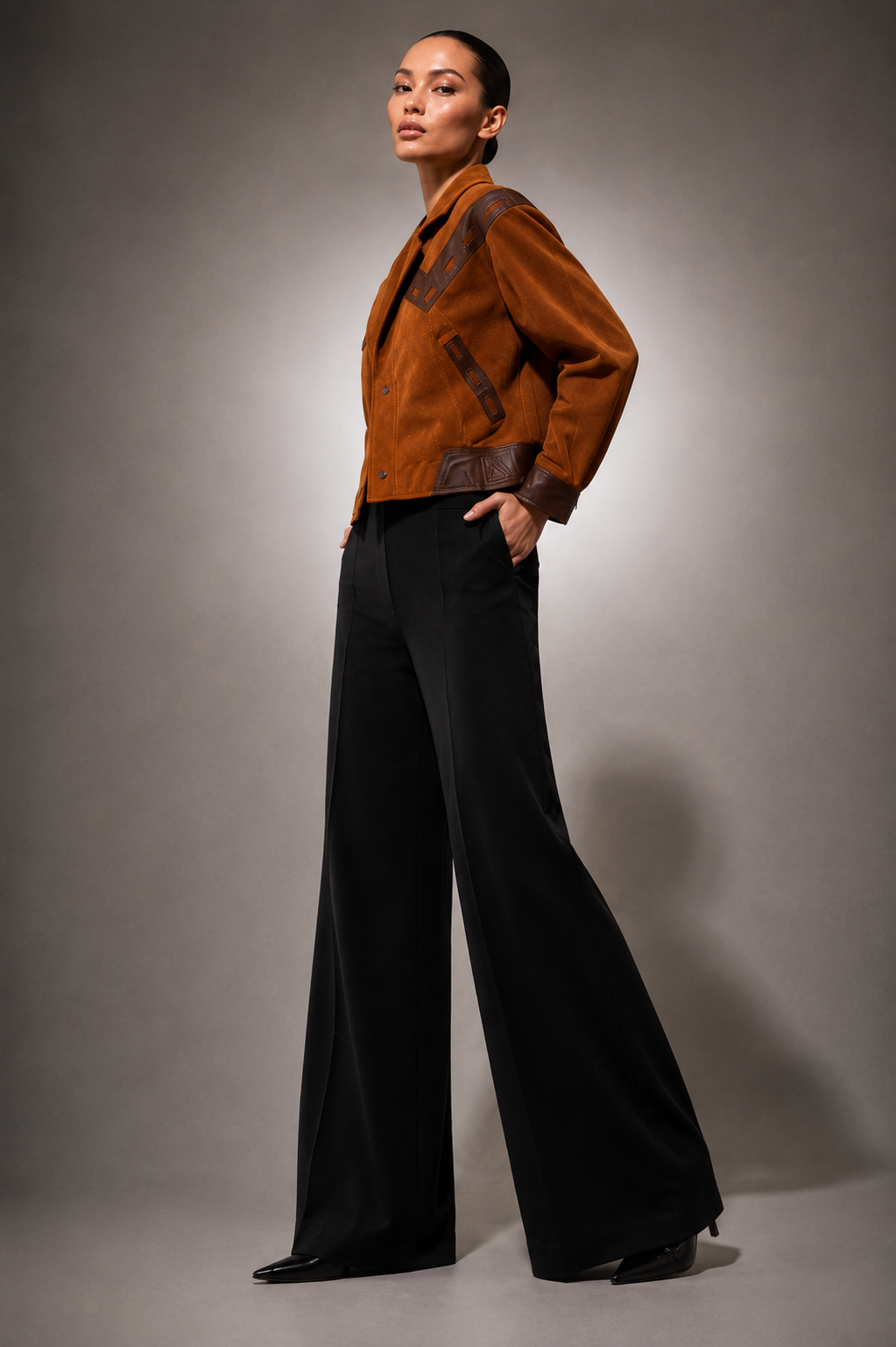Vintage suede western Jacket