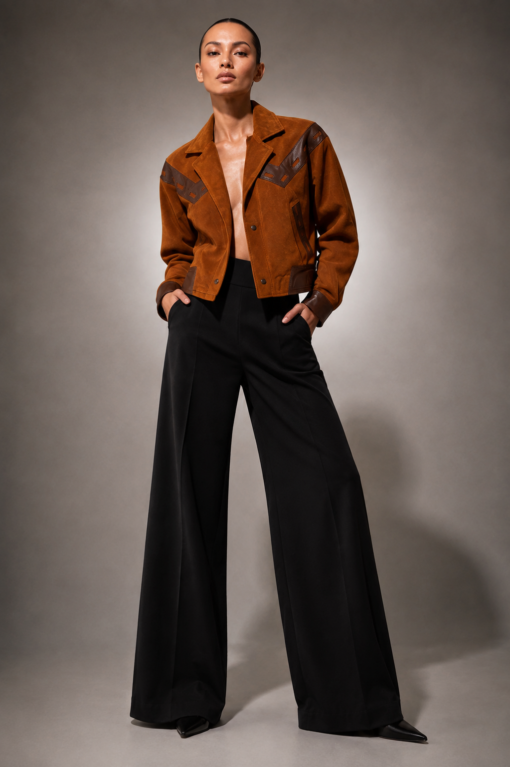 Vintage suede western Jacket